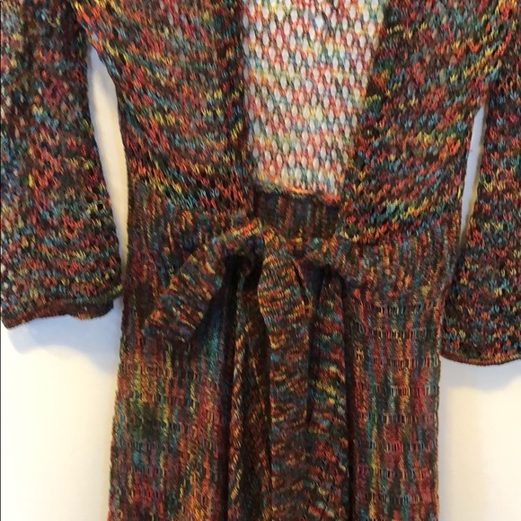 Arden B Other - Hippie Multi color crochet coverup